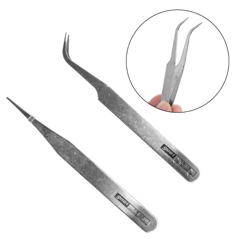 Stainless Steel Point Tweezer Precision Tweezers with Very Fine Point Tips