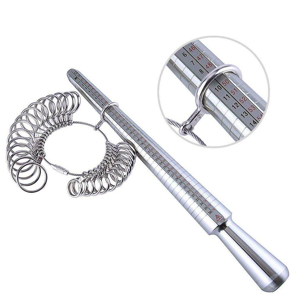 3 in  Size Sticks Aluminum Jewelry Hammer Finger Sizing Jewelry Sizer