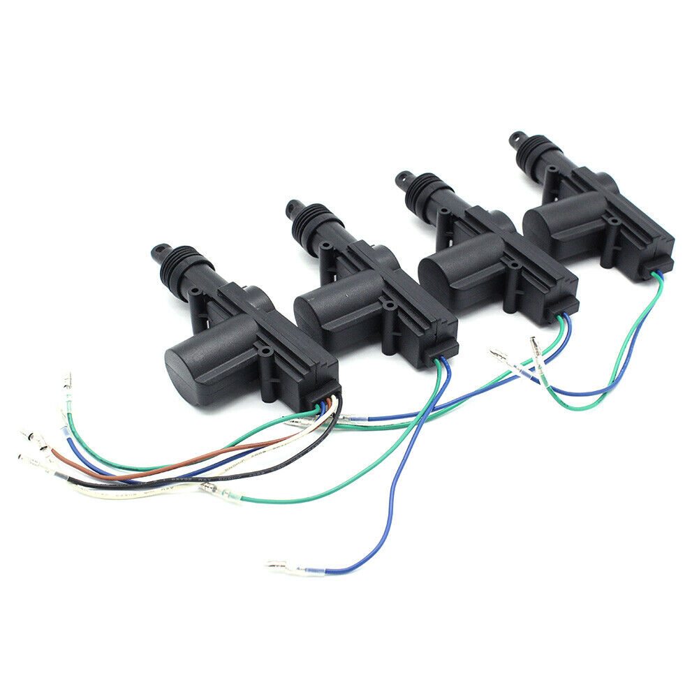 12V Car Door Lock Actuator 4 Doors Keyless Entry System Central Locking Kit
