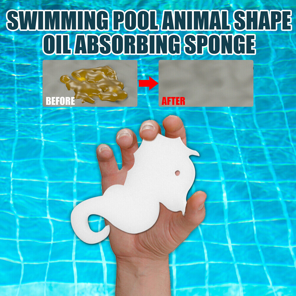 6pcs Oil Absorbing Sponge Swimming Pool Hot Tub SPA Scum Cleaning Sponges