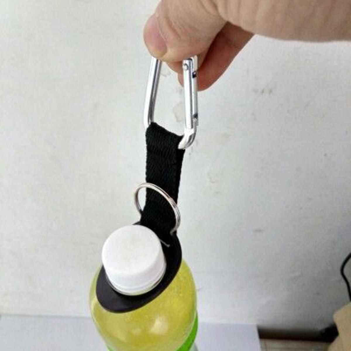 7 Pieces Water Bottle Buckle Clip Carabiner Hooks for Outdoor Camping Hiking