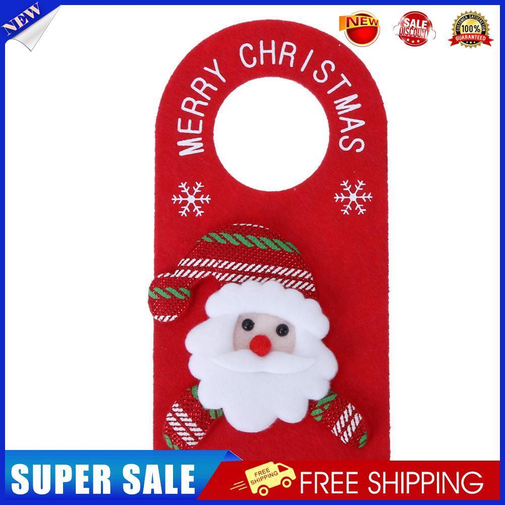 Merry Christmas Non-wovens Fabric Door Hanging Christmas Decor(Santa Claus)