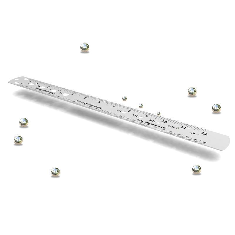 Portable Bike Spoke Length Gauge Hub Axle Measure for MTB Road Bicycle Measuring