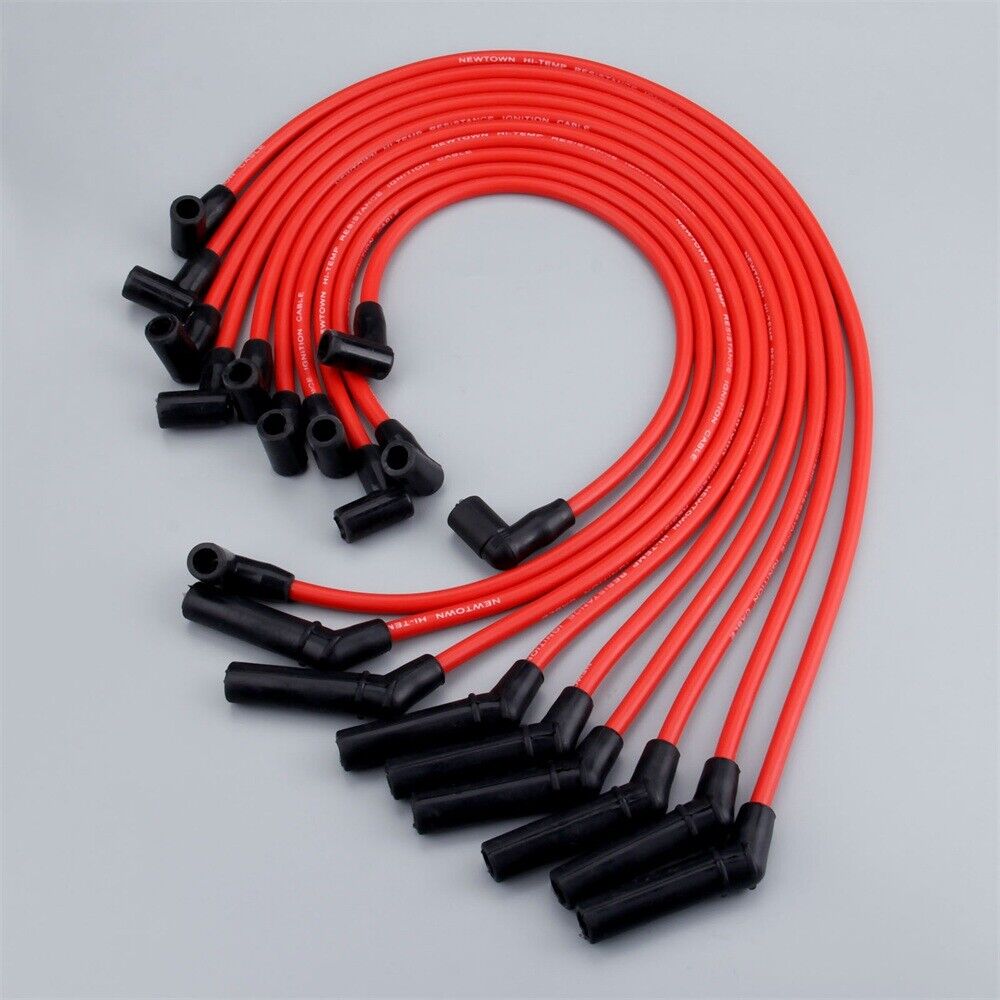 Fit for Ford Racing 9mm RED Ignition Wire Set 5.8L 5.0L 351W 302 Spark Plug Wire