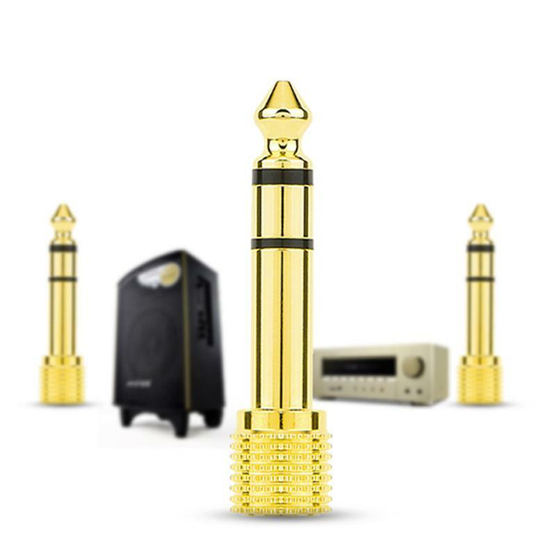 6.5mm 1/4"Male Plug To 3.5mm 1/8" Female Jack Stereo Headphone Audio Adapter