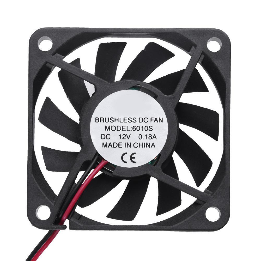 Waterproof 6010s 12V 58x58x10mm Low Noise Brushless DC Cooling Fan Radiator
