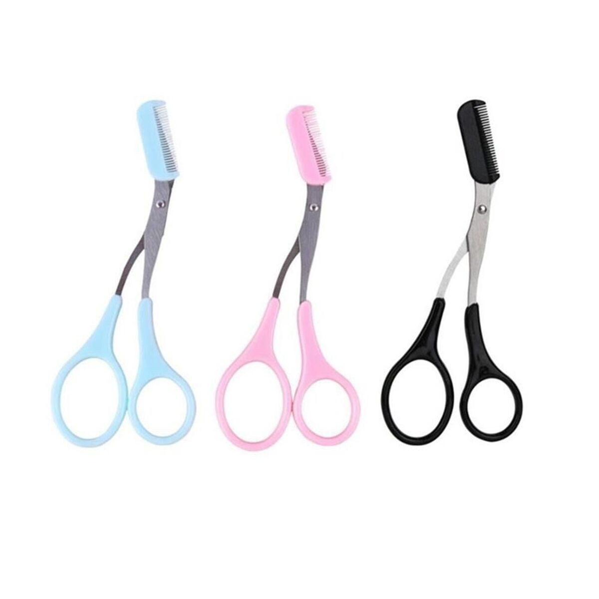 Steel Grooming Eyebrow Eyelash Hair Clips Hair Remover Eyebrow Trimmer Comb