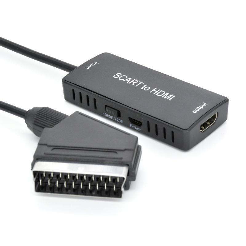 SCART to Hdmi-compatible Converter Scart in HDMI-Compatible 720/1080P Switch