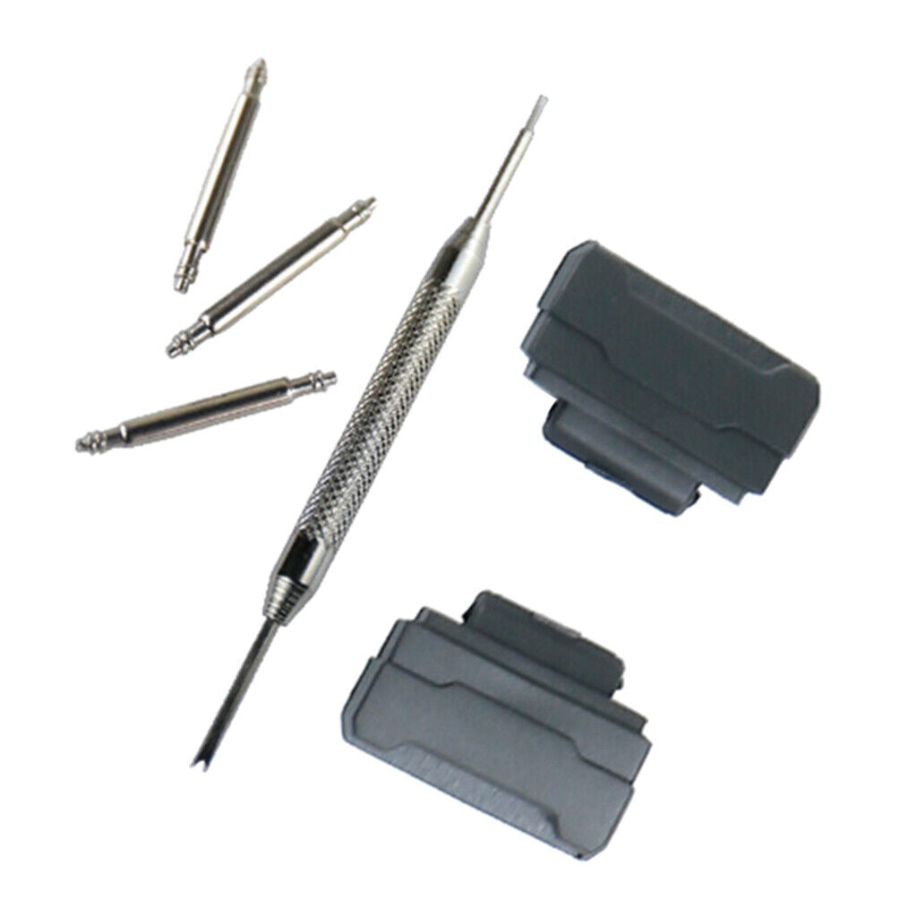 Strap Adapters Kit&Tool for 14mm Lug Width   BA110 120 Black