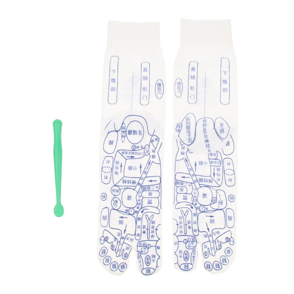 Foot Pressure Point Acupuncture Reflexology Socks for Men  M
