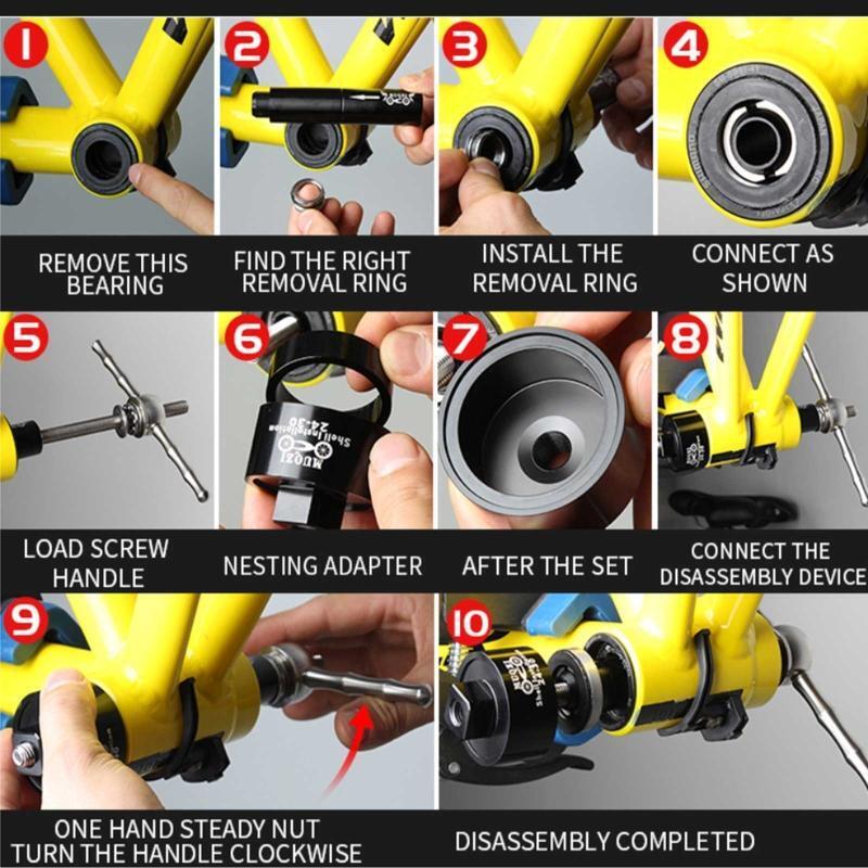 Bicycle Bottom Bracket Install Removal Tool MTB Road Bottom Holder Remover Kit