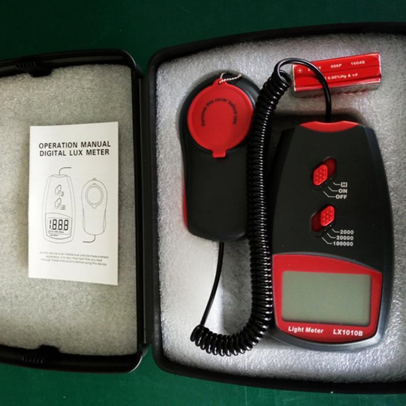 Light Meter with Split Design Fast Reactions & Data Illuminance Meter Portable