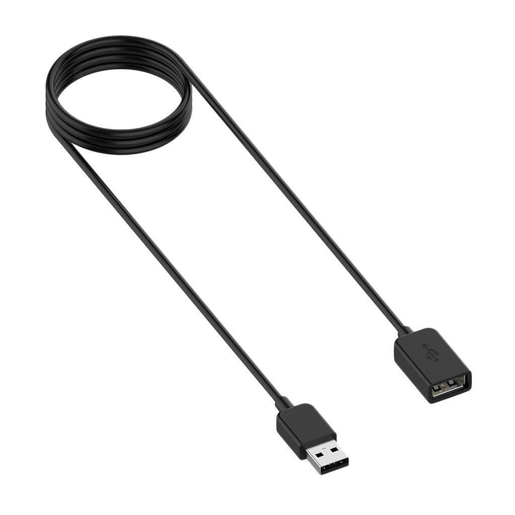 100cm Black USB Watch Charging Cable Kit for  Bracelet 4 Universal