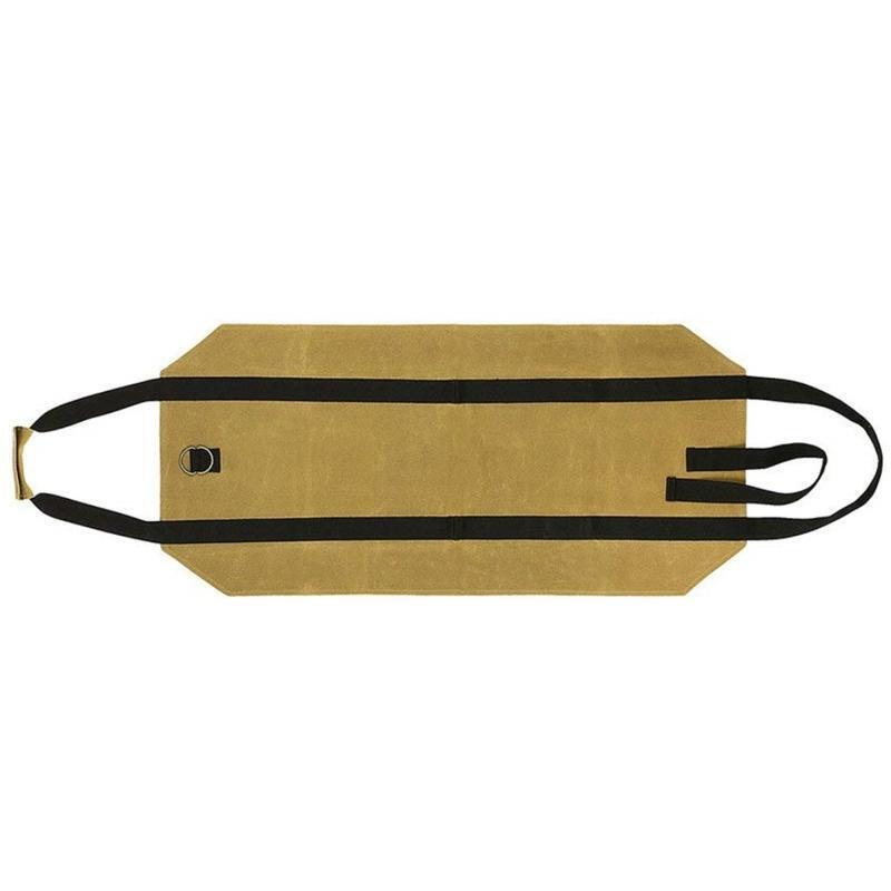 Wood Carrier Bag Log Camping Outdoor Holder Carry Storage Bag Wooden Canvas Bag