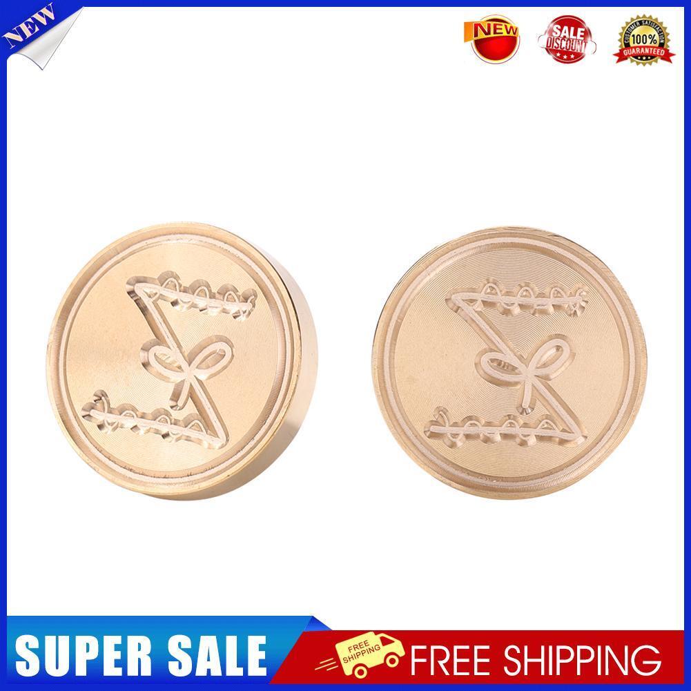 Alphabet Letters Wax Sealing Stamp Head Round Copper Stamps Craft Decor (Z)