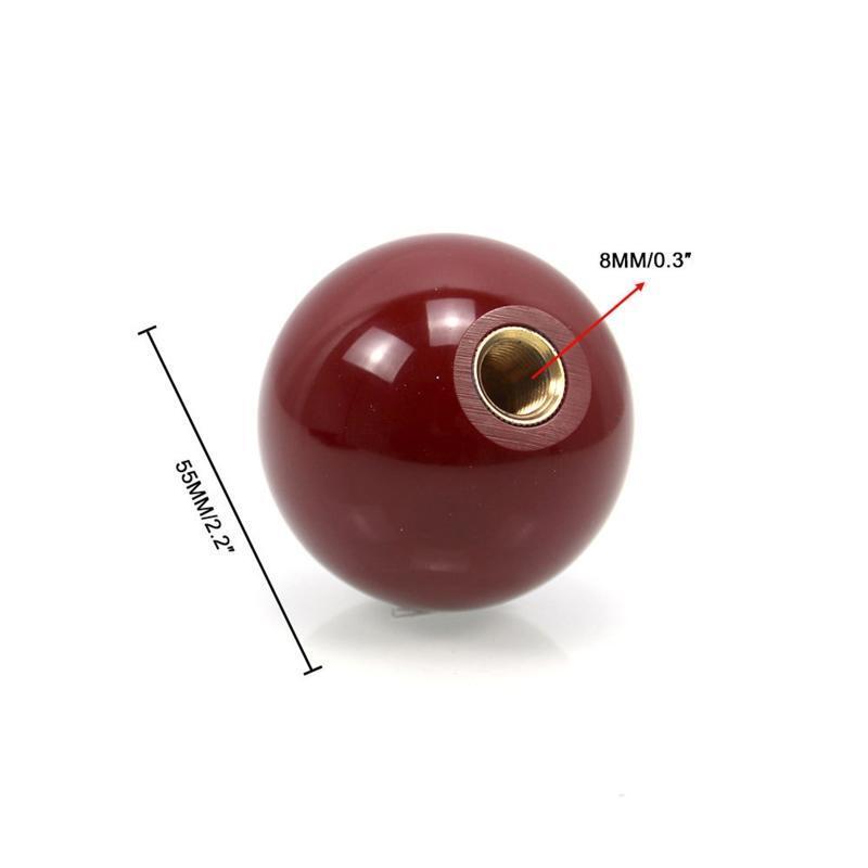 Manual Stick Gear Shift Knob Transmission Gearstick Ball Shape for Universal Car
