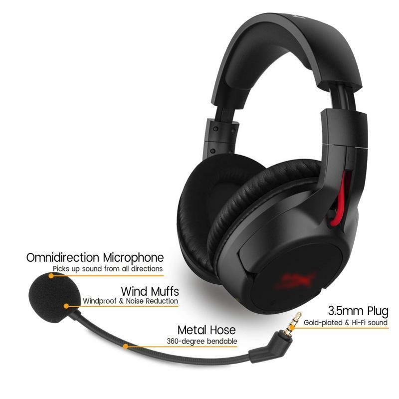 Game Hifi Mics with 3.5mm Jack for Kingston HyperX Cloud Flight S Game Headset