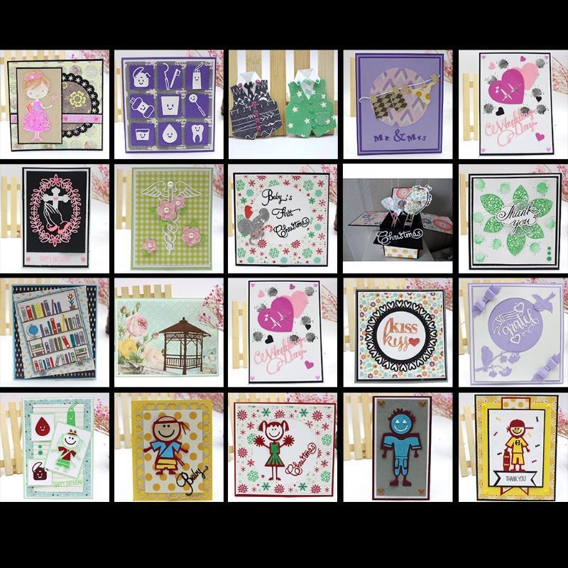 Metal Steel Cutting Embossing Dies Stencil Kit For DIY Album Paper Card Craft