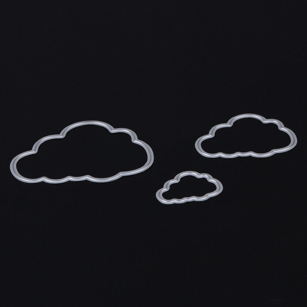 3 Clouds Metal Die Cuts Metal Cutting Dies Scrapbooking Embossing Folder