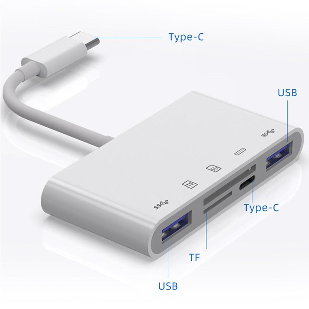 New  Universal  Hub USB Port Adapter Cable Converter for
