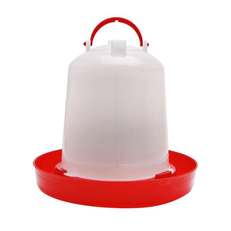 Chick Feeder Waterer Hanging Poultry Water Drinker 1.5L for Small Birds Poultry