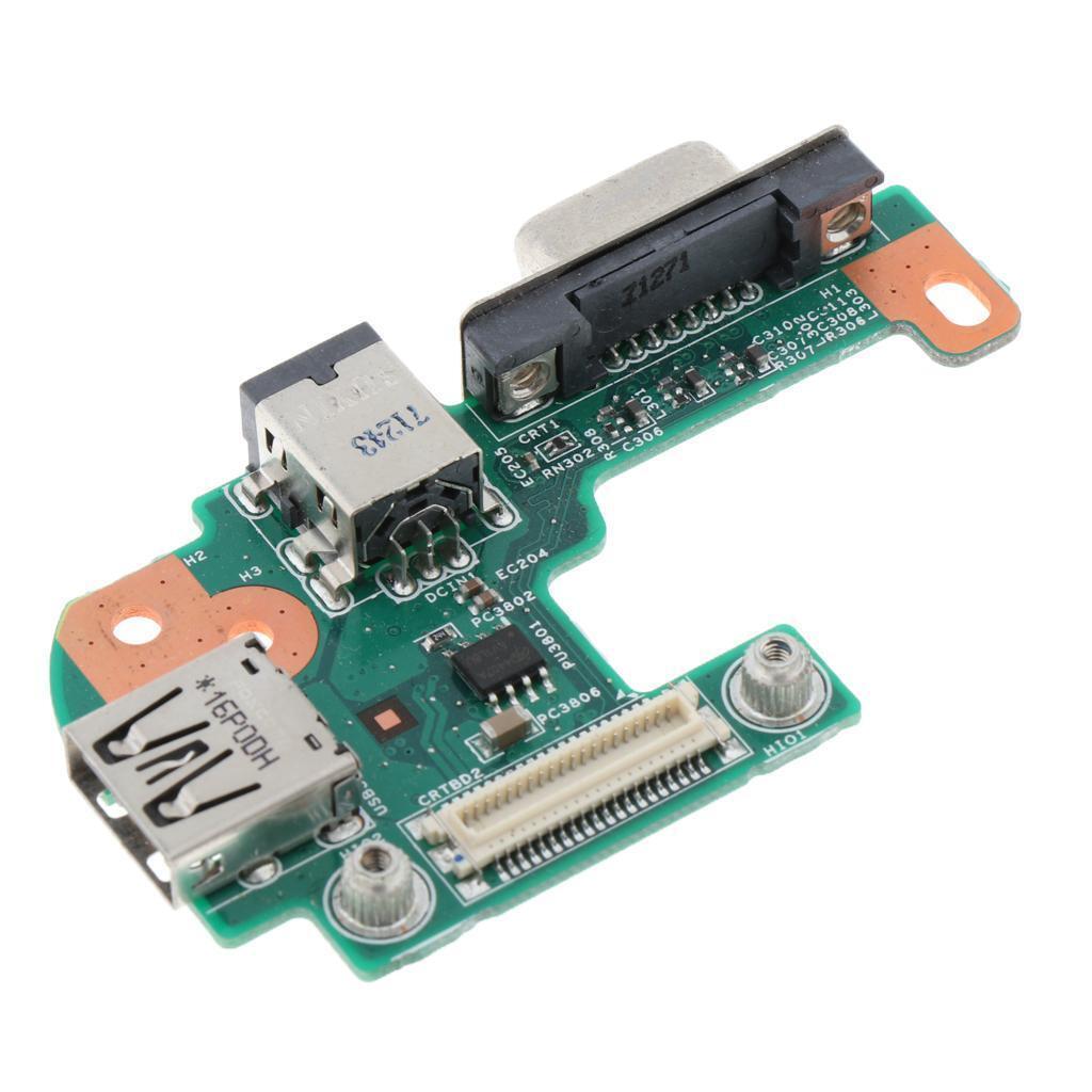 MagiDeal Laptop DC Socket Power VGA USB Board Repair for