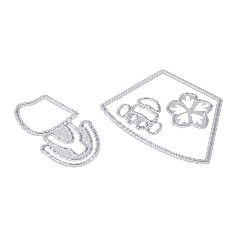 4pcs Beach Tool Metal Cutting Die Stencil Embossing Decorative Paper Craft-