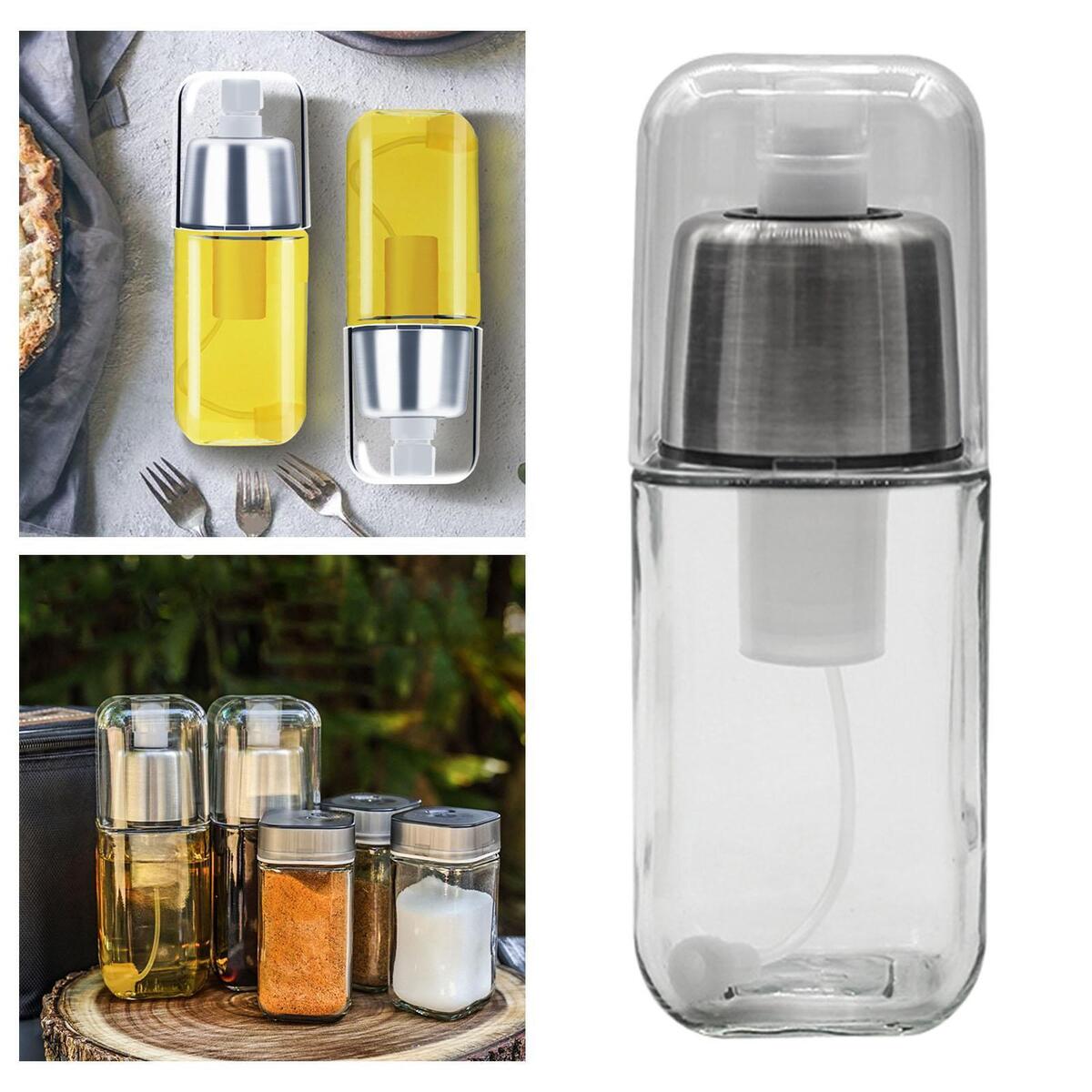 200ml Olive Oil Sprayer with Lid Spray Bottle for Frying Grilling Cooking