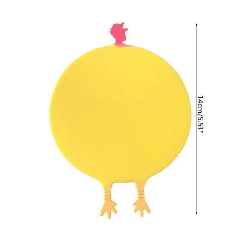 Cute Cartoon Shape Heat Resistant Silicone Mats Drink Cup Coasters Non-slip Pads