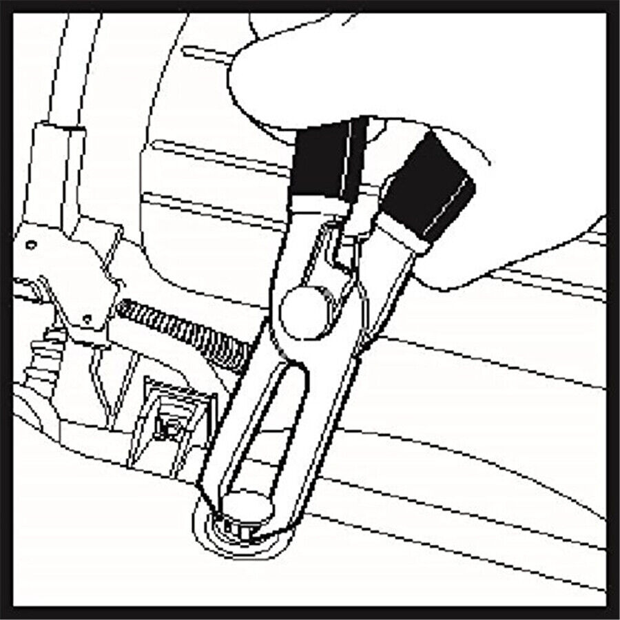Spring-Loaded Steel Push Pin Pliers Quick-Disconnect Double-Pad Comfort Grip