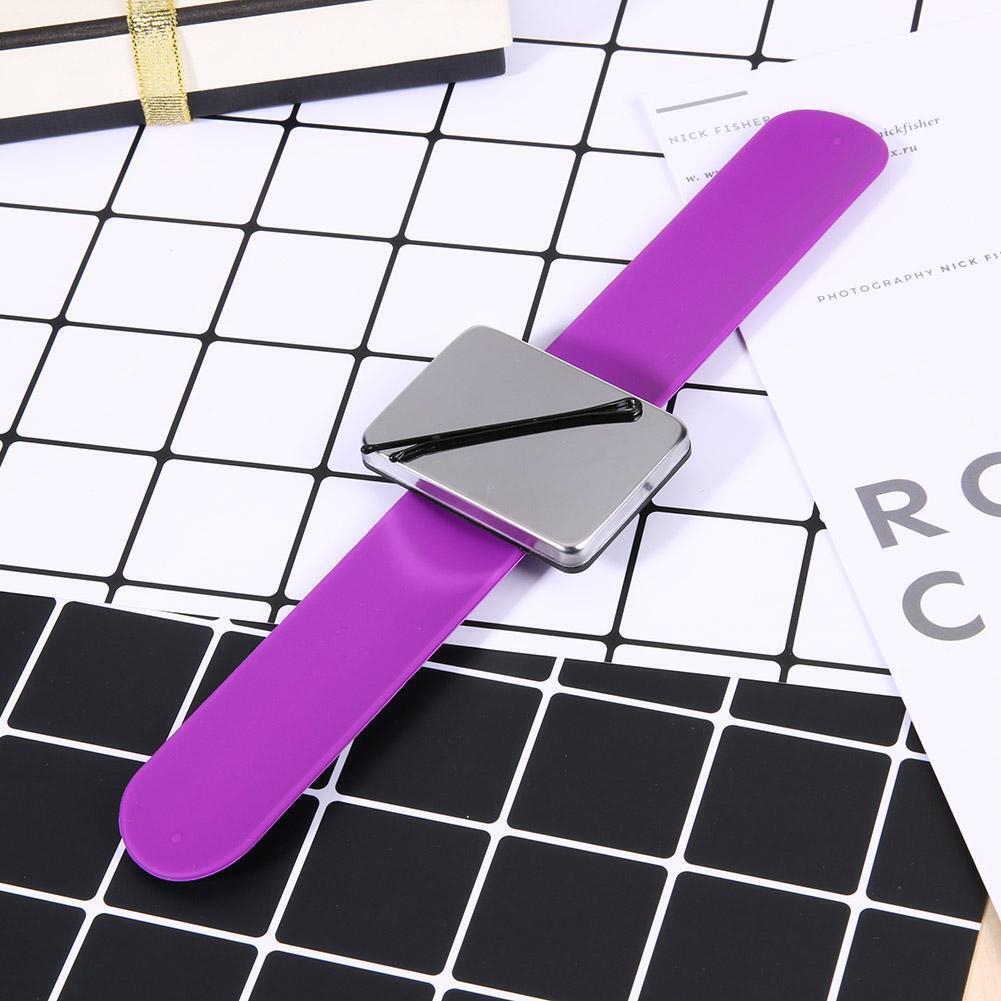 Salon Magnetic Bracelet Wrist Band Strap Hair Clip Hairdressing (Purple)