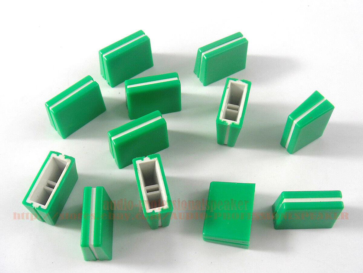 20pcs/lot Fader Cap Knob For PIONEER DJM-250 350 400 600 700 800 Mixer Green