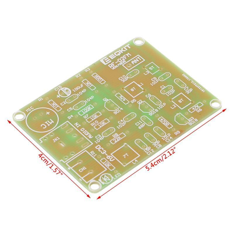 DIY Kit 88-108MHz FM Transmitter Frequency Modulation Wireless Microphone Suit