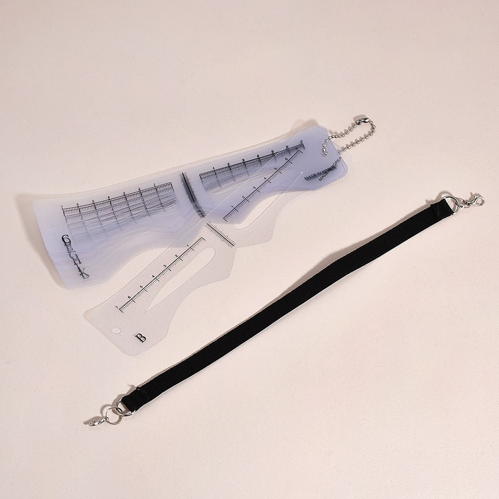 DIY Beauty Shaper Eye Grooming Brow Stencils Card Makeup Tool Eyebrow Template
