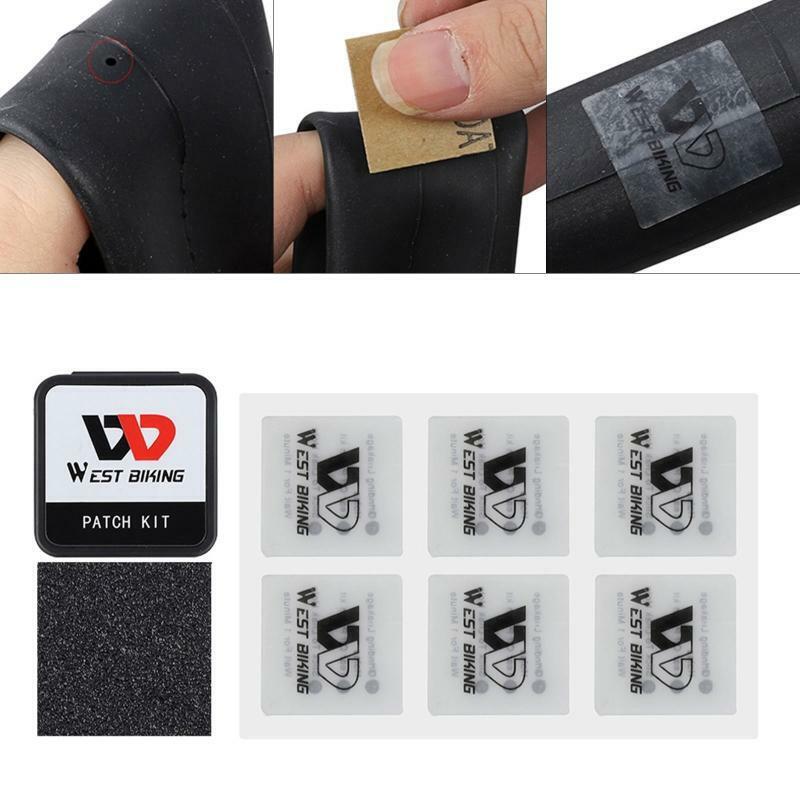 Bicycle Tire Patch Pad Glue-free Bicycle Tire Repair Tool Cycling Inner Tube