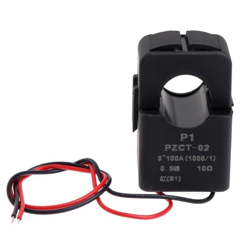 PZCT-02 100A 100mA AC Current Sensor for Measuring Electricity Consumption