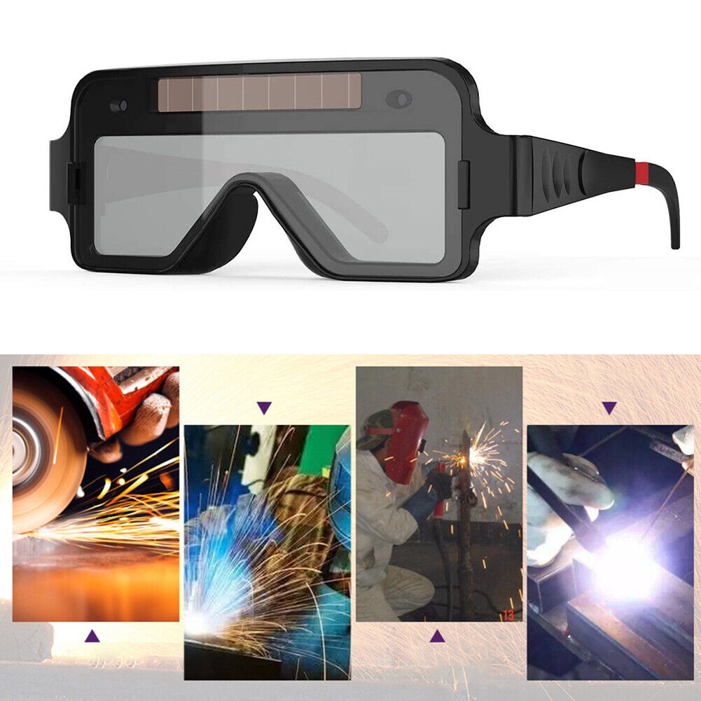 Solar Auto Darkening Anti-Glare Welding Glasses DIN11 Protection Helmet