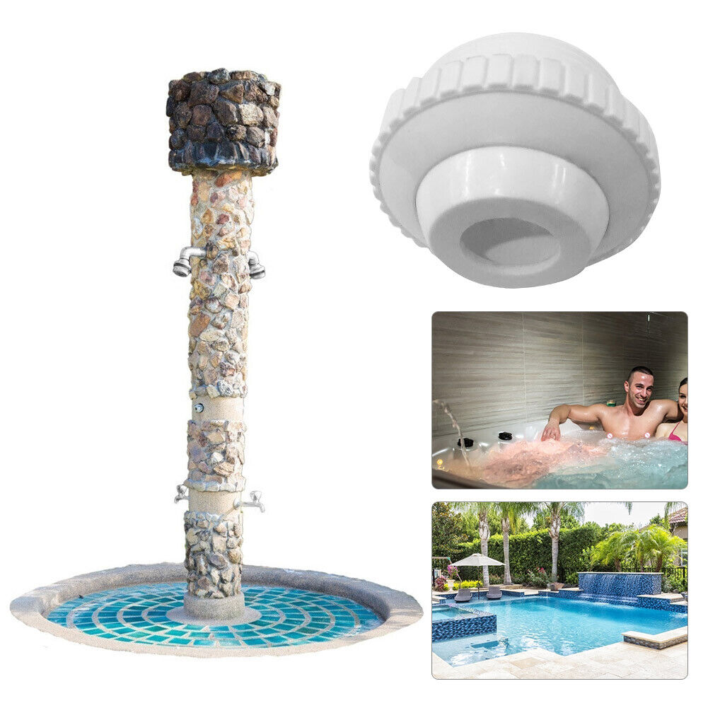 Swimming Pool Spa Return Jet Eyeball Massage Nozzle Bathtub Pipe Connector