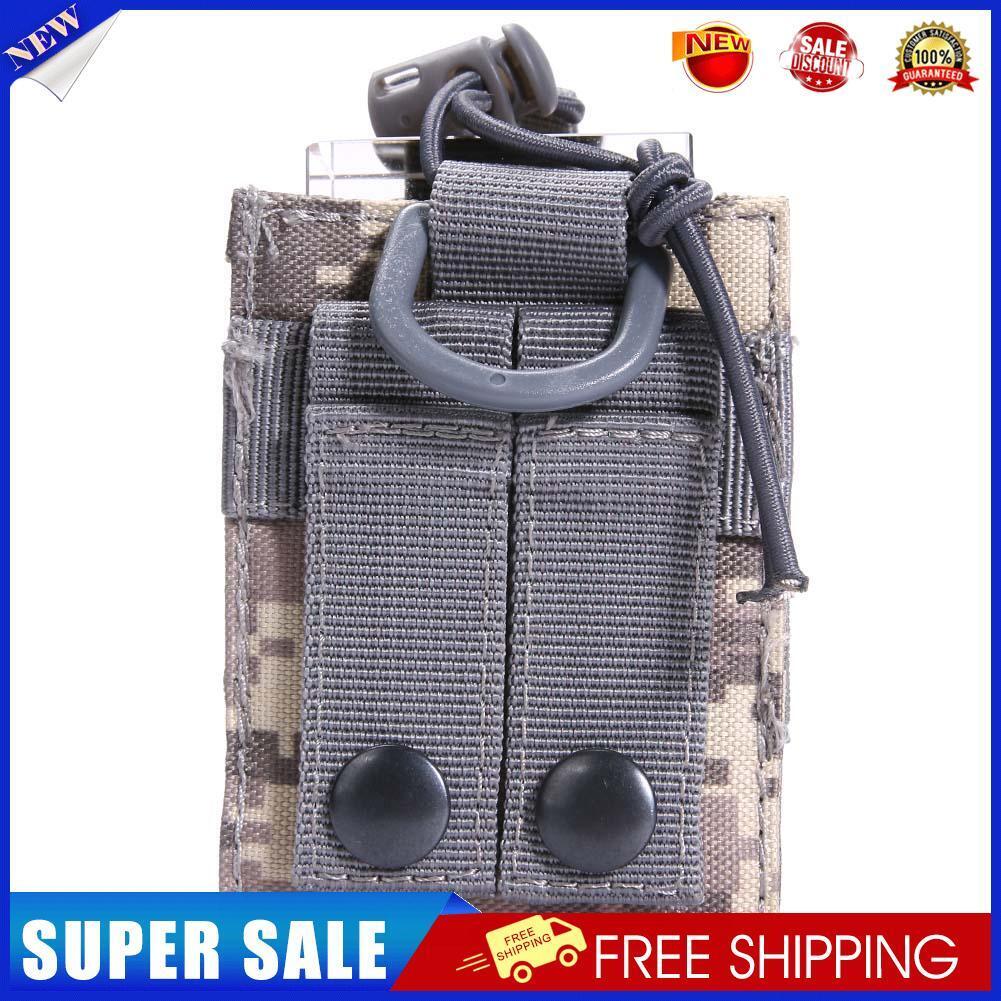Outdoor Molle Walkie Talkie Holder Bag Magazine Pouch Pocket(Camouflage)