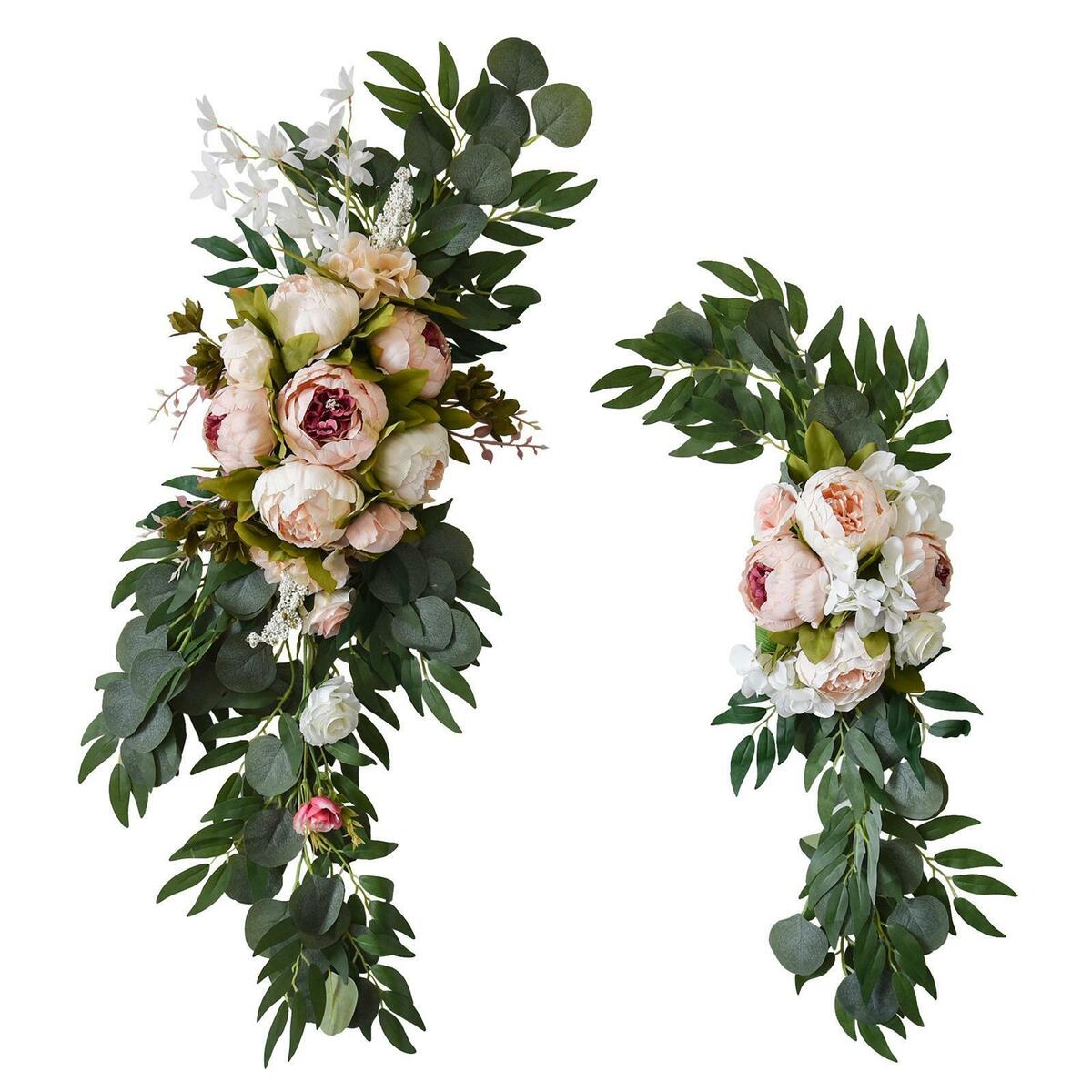 Set of 4 Wedding  Swags Arch Flowers Kit Decor Decoration