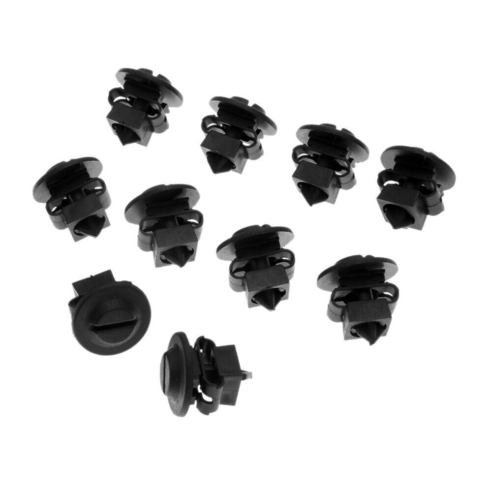 10 Set Auto Vehicle Fasteners Fixing Clips Fit for Audi A4 A6 Volkswagen Plastic