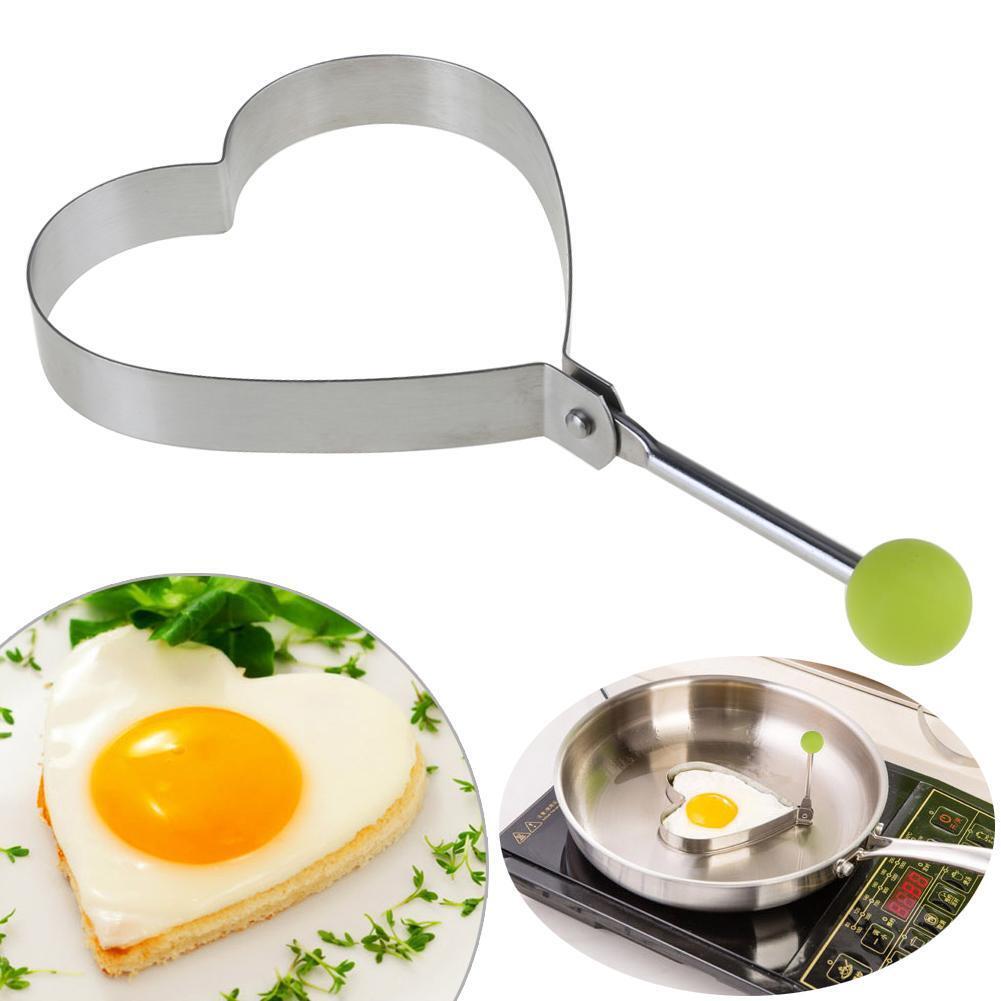 Stainless Steel Omelette Egg Frying Mold Love Round Star Mold 4Pcs/set