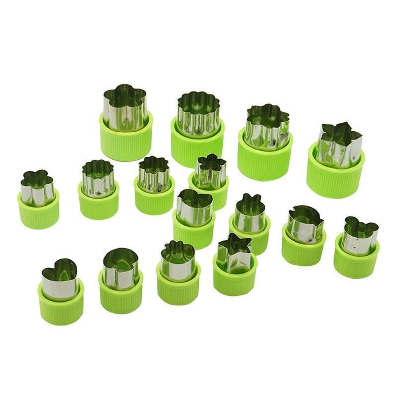 Vegetable Fruit Cutters Shapes Set of 16 Various Cute Shapes Easy to Use Clean