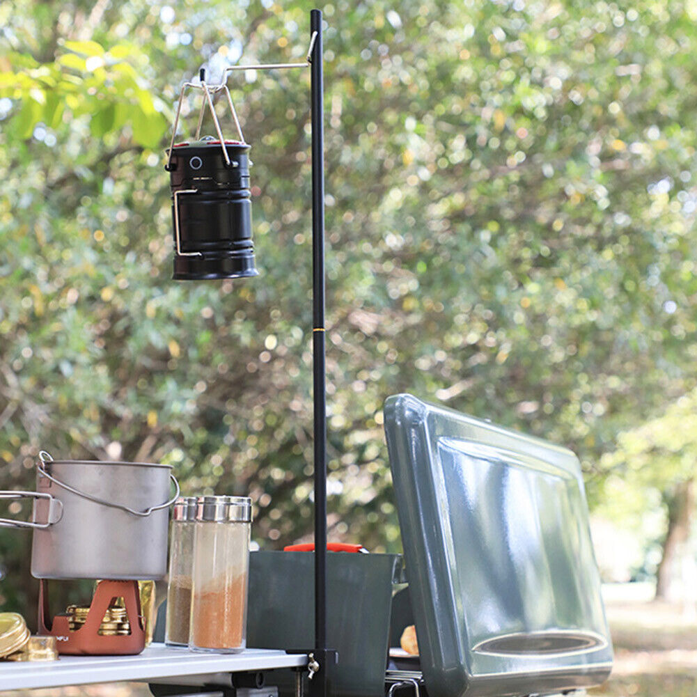 Lamp Holder Camping Outdoor Portable Tent Table Hanger Hook Light Fix Stand