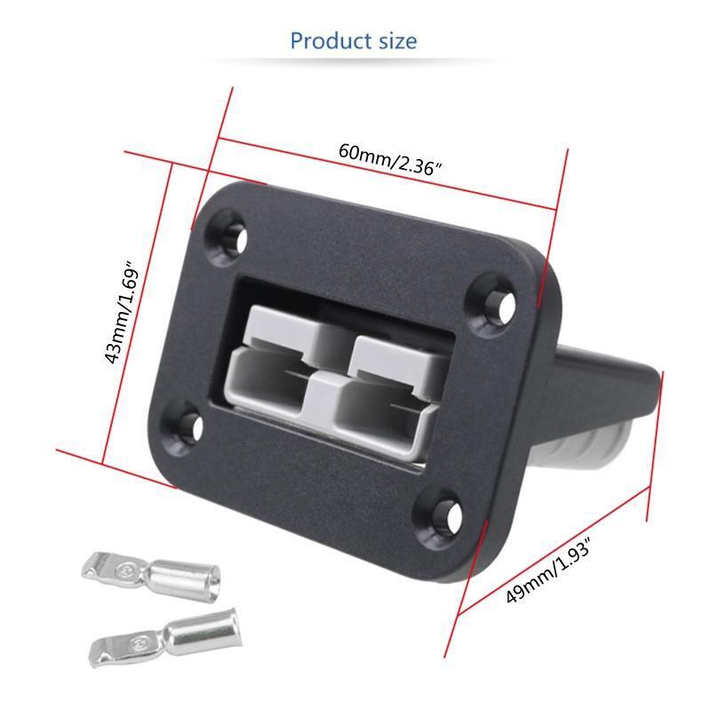 For Caravan Camper Charging Battery Plug Connectors Plug Winch Trailer Forklift