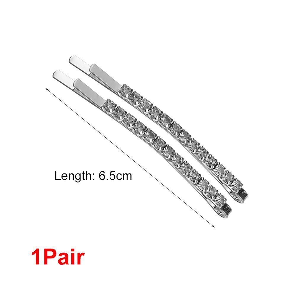 Hair Jewelry Rhinestones Hairpins Hair Clips Metal Barrette Crystal Hairgrip