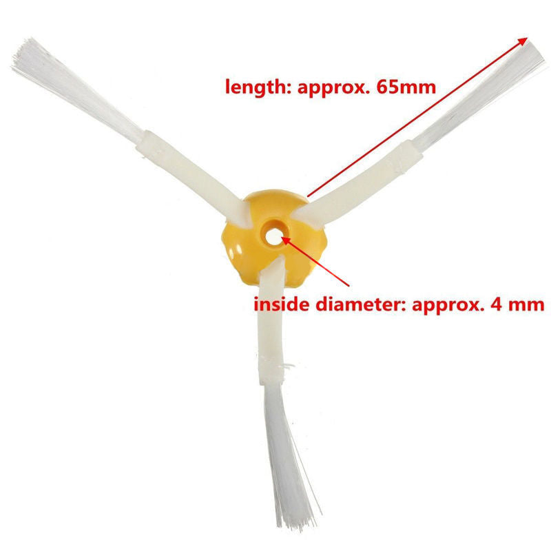 6Pcs Side Brushes For iRobot Roomba 500 600 700 Series Vacuum Cleaner Parts