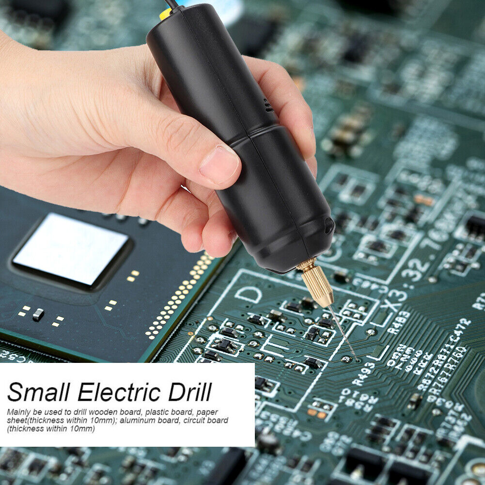 18W Mini Electric Hand Drills DC 5V Handheld Micro USB Drill with 3pcs Bits