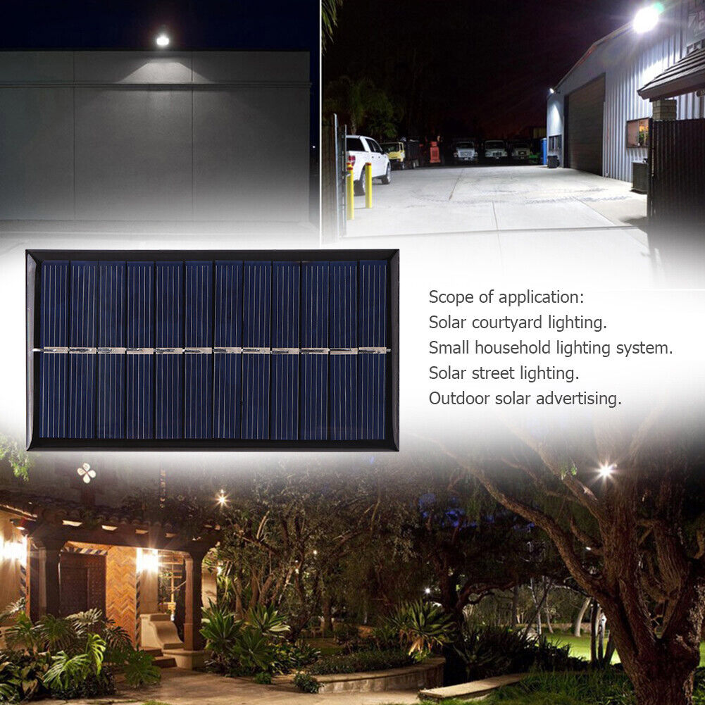 1W 6V Mini Solar Panel DIY Solar System for Phone Power Bank Cell Chargers