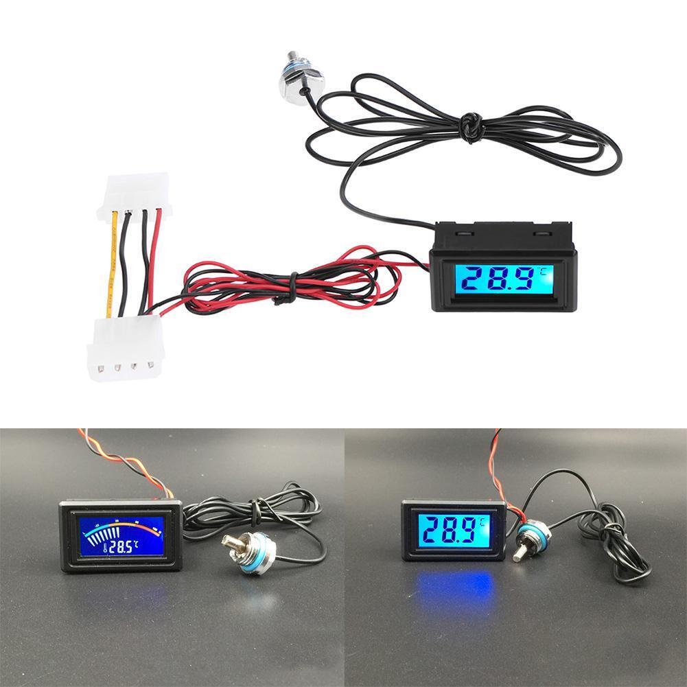 LED Display Temperature Detector Thermometer for PC Water Cooling System